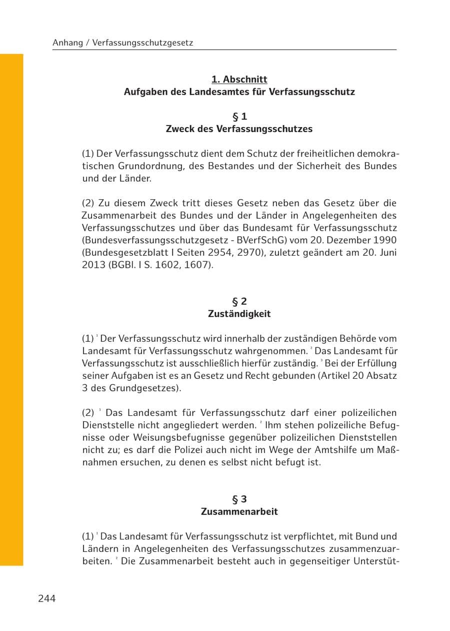 Seite 242 des Verfassungsschutzbericht 2016 Hamburg
