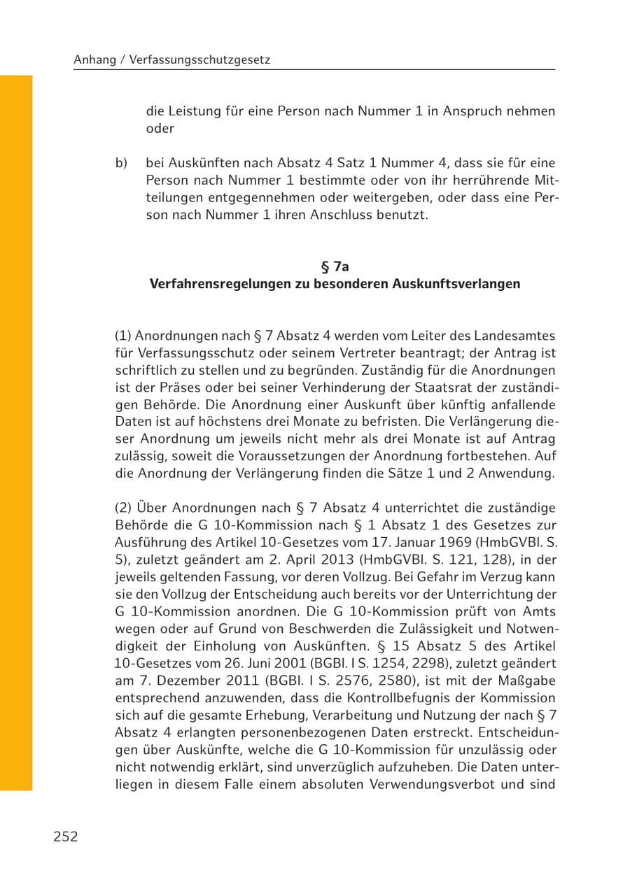 Seite 250 des Verfassungsschutzbericht 2016 Hamburg