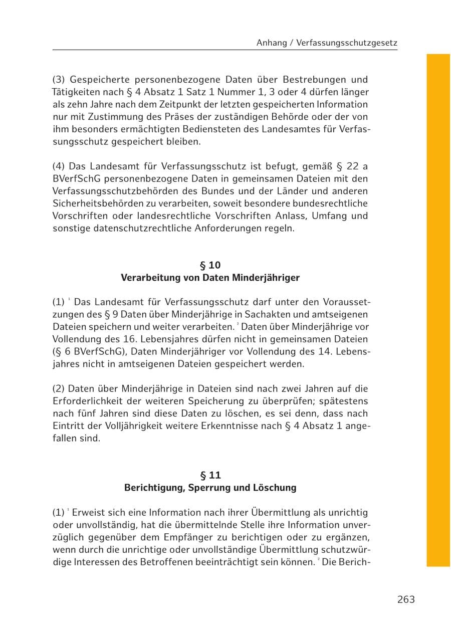 Seite 261 des Verfassungsschutzbericht 2016 Hamburg