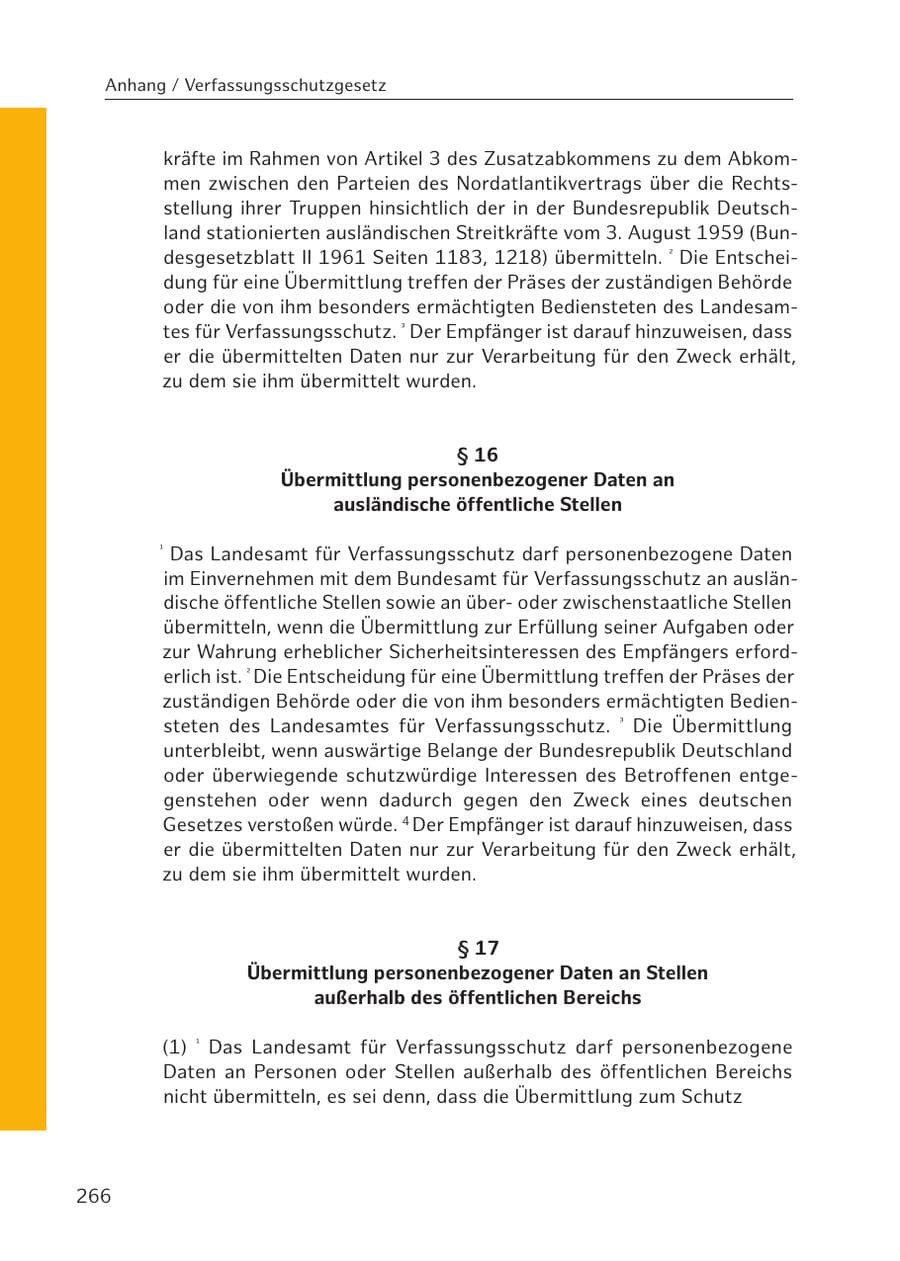 Seite 264 des Verfassungsschutzbericht 2016 Hamburg