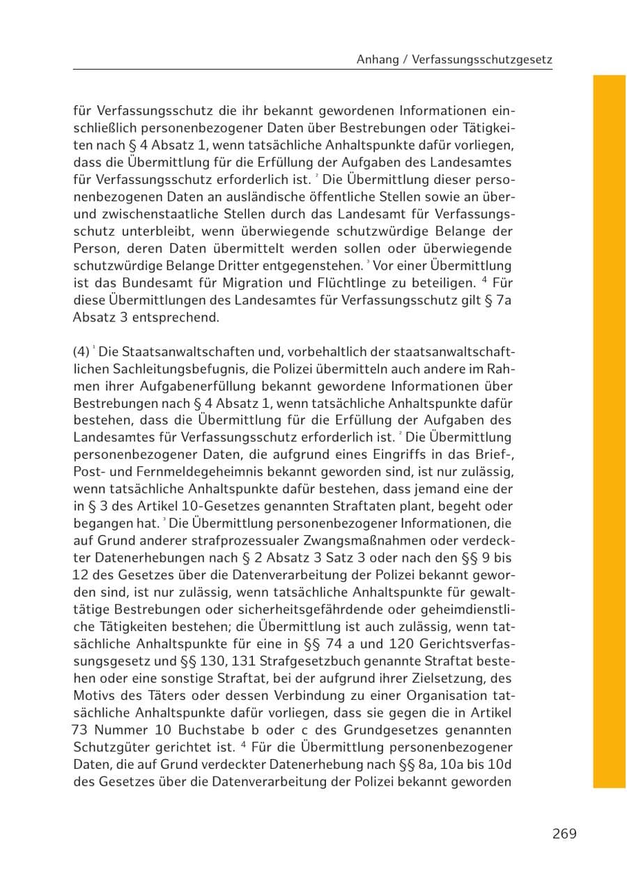 Seite 267 des Verfassungsschutzbericht 2016 Hamburg