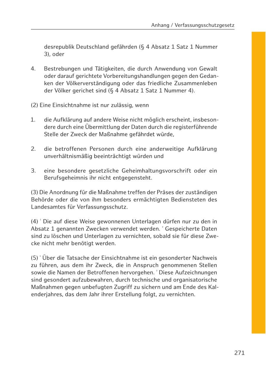 Seite 269 des Verfassungsschutzbericht 2016 Hamburg
