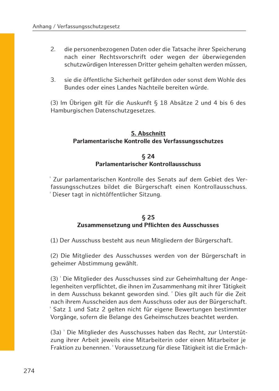 Seite 272 des Verfassungsschutzbericht 2016 Hamburg