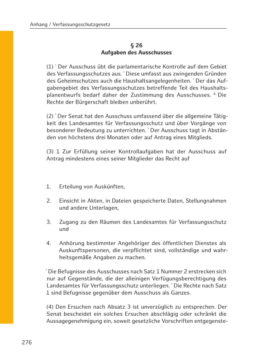 Seite 274 des Verfassungsschutzbericht 2016 Hamburg