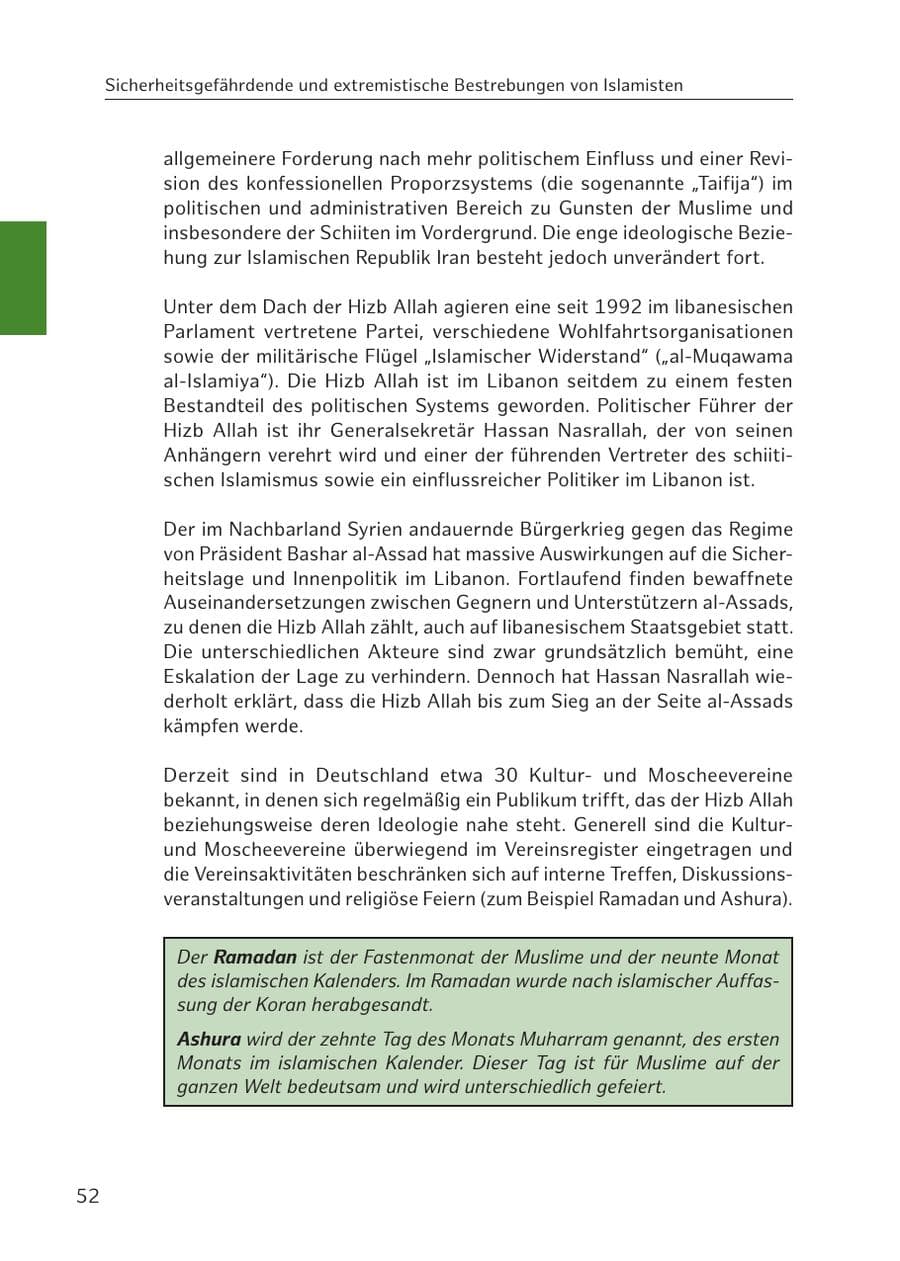 Seite 53 des Verfassungsschutzbericht 2016 Hamburg
