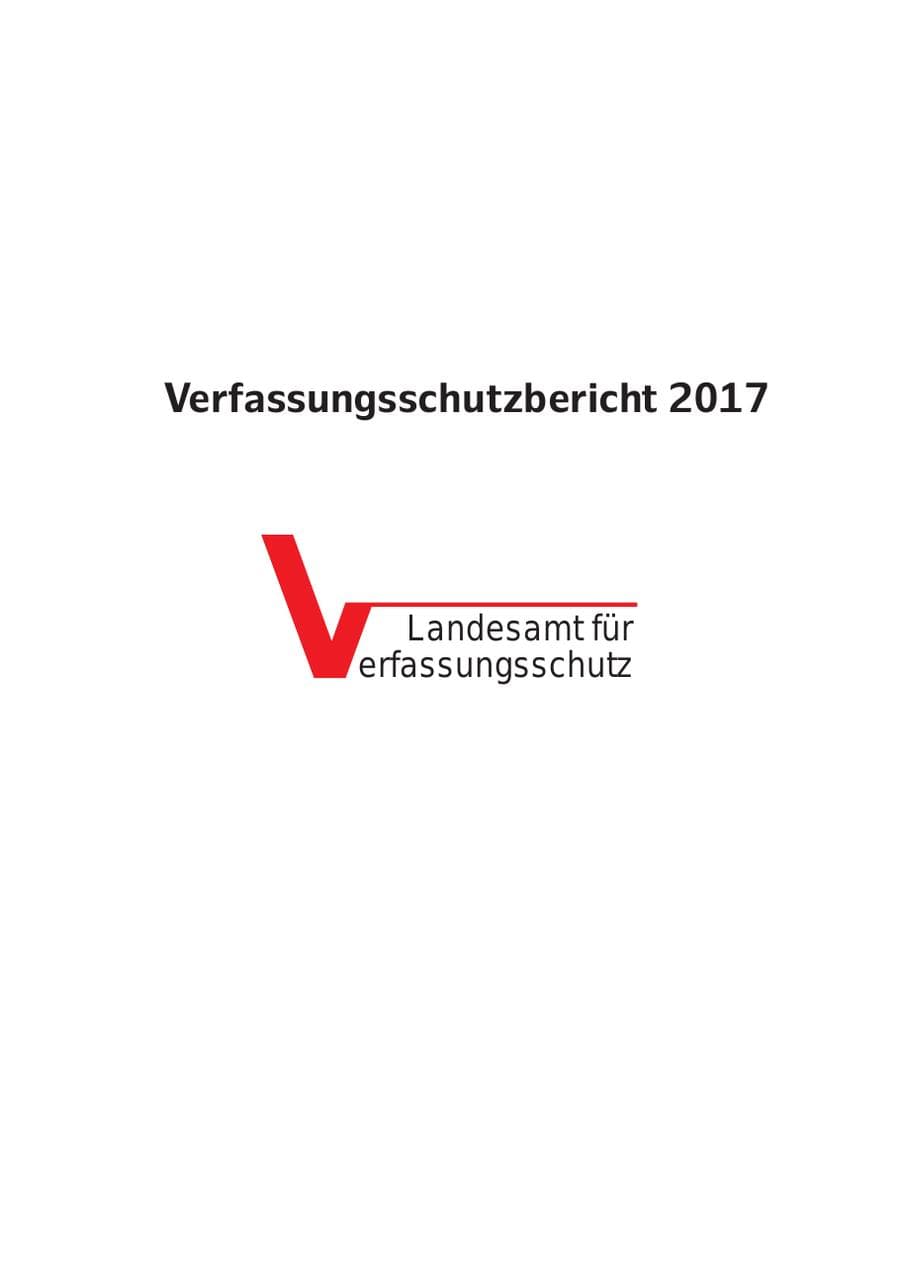 Seite 2 des Verfassungsschutzbericht 2017 Hamburg