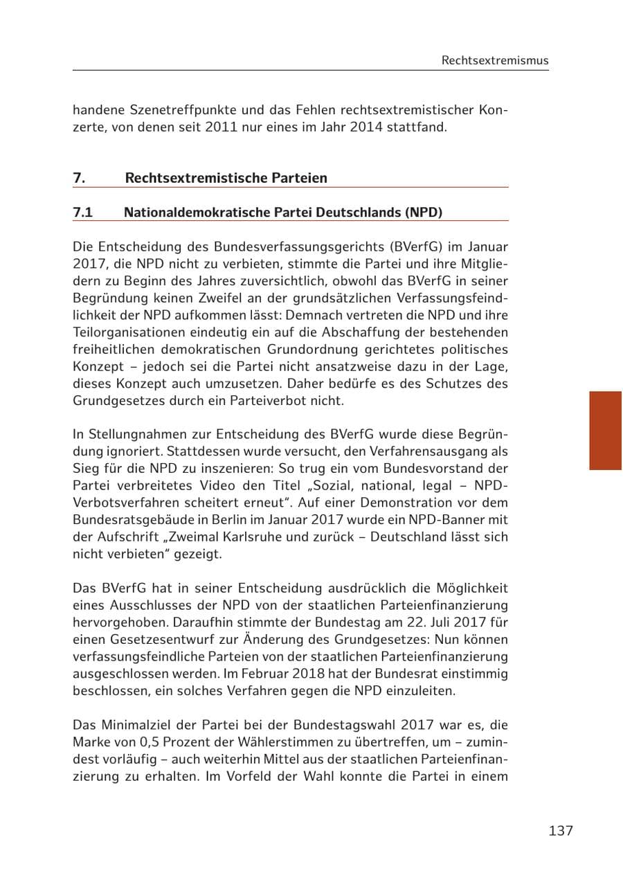 Seite 136 des Verfassungsschutzbericht 2017 Hamburg