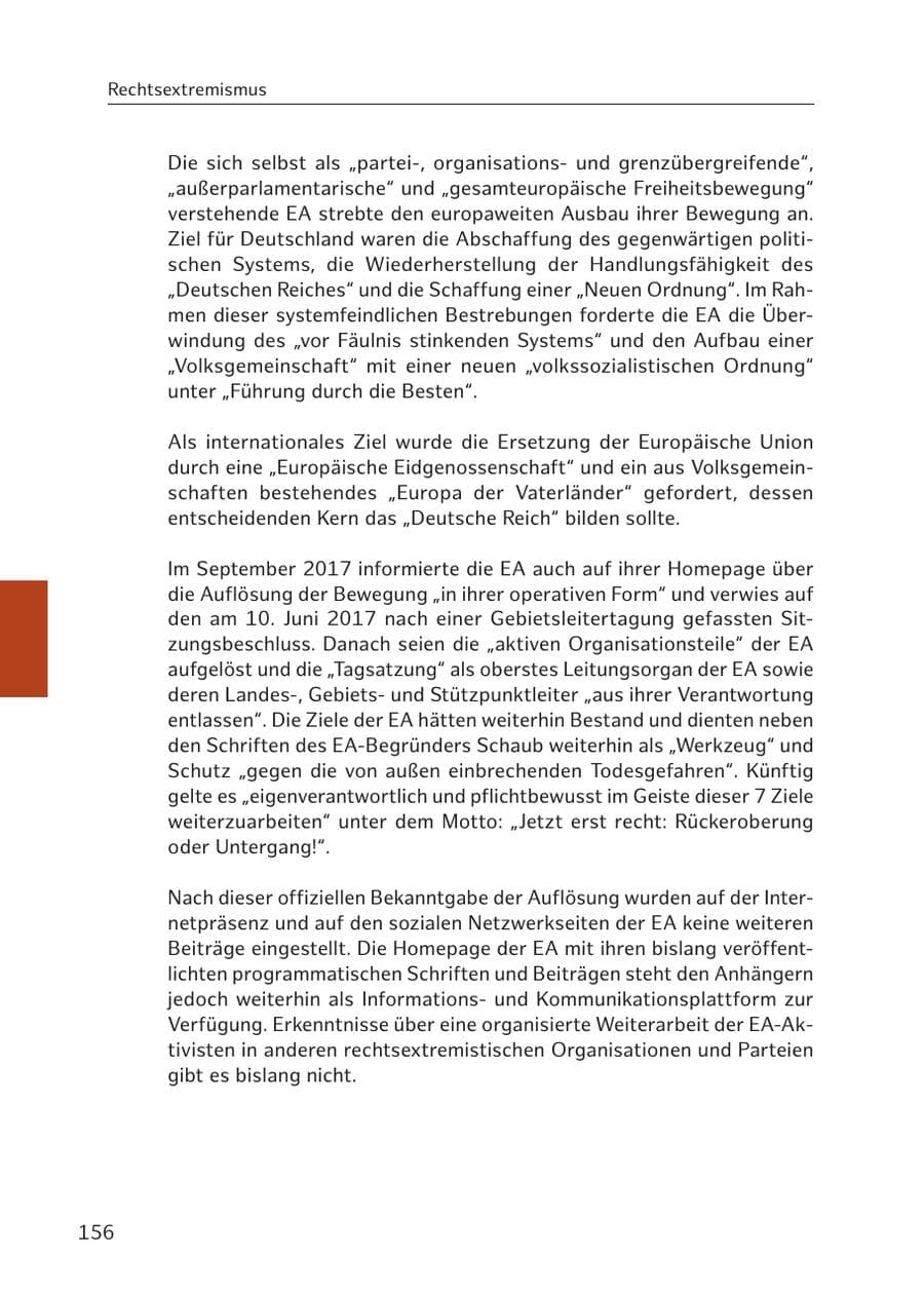 Seite 155 des Verfassungsschutzbericht 2017 Hamburg