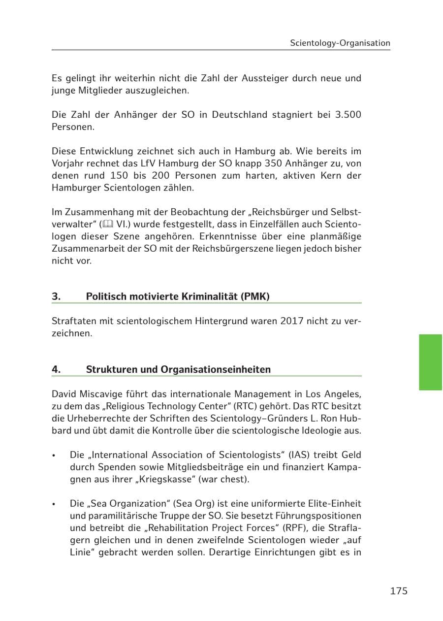 Seite 173 des Verfassungsschutzbericht 2017 Hamburg