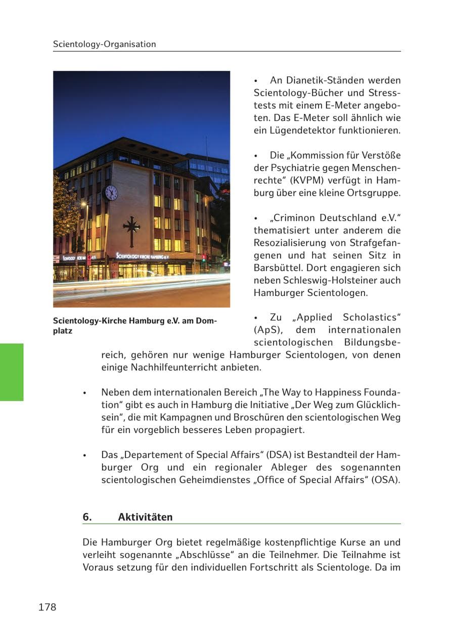 Seite 176 des Verfassungsschutzbericht 2017 Hamburg