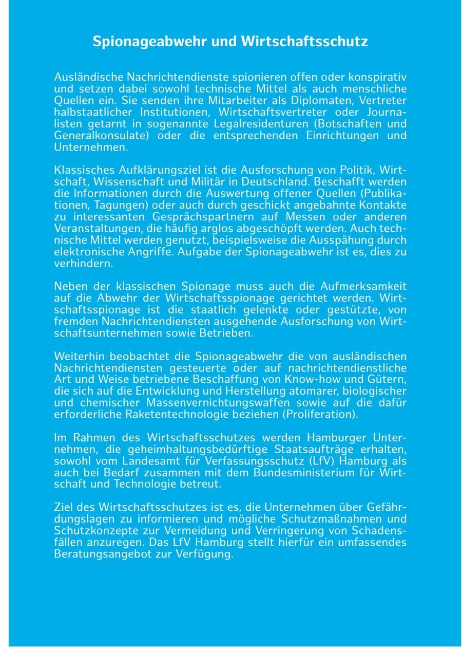Seite 181 des Verfassungsschutzbericht 2017 Hamburg