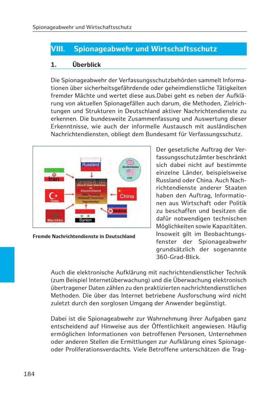 Seite 182 des Verfassungsschutzbericht 2017 Hamburg