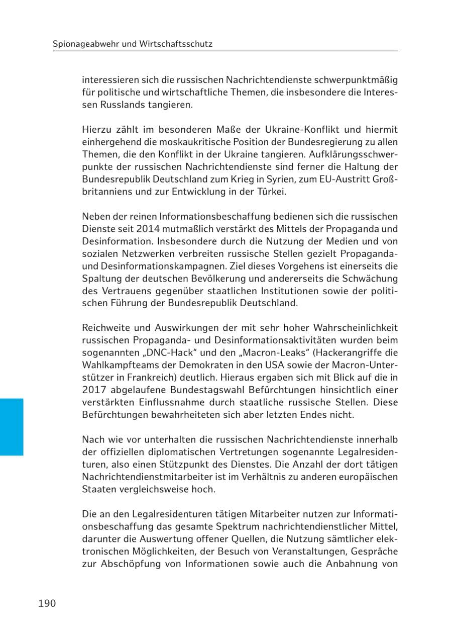Seite 188 des Verfassungsschutzbericht 2017 Hamburg