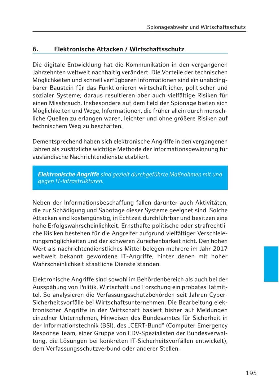 Seite 193 des Verfassungsschutzbericht 2017 Hamburg