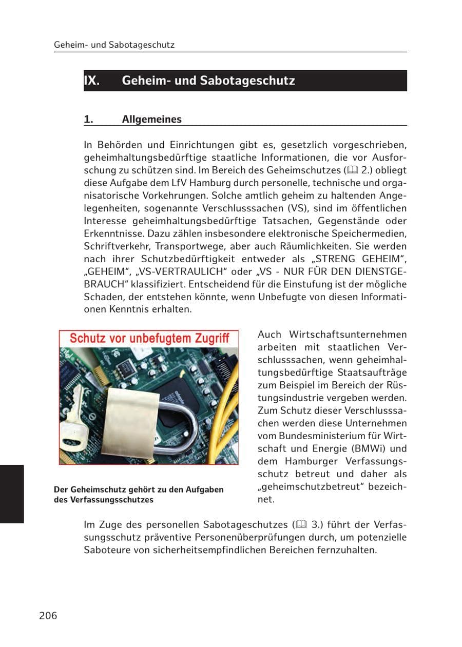 Seite 203 des Verfassungsschutzbericht 2017 Hamburg