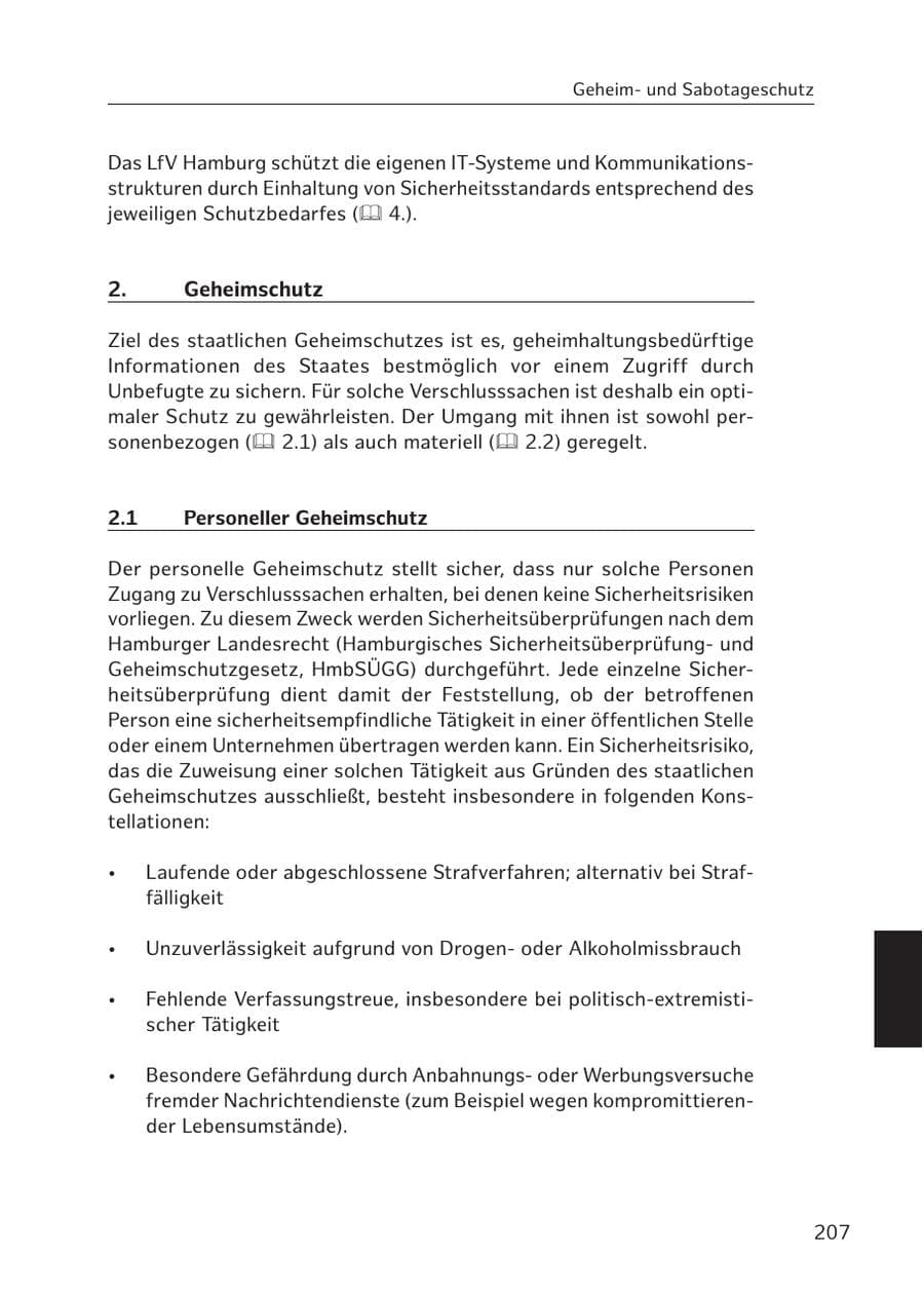 Seite 204 des Verfassungsschutzbericht 2017 Hamburg