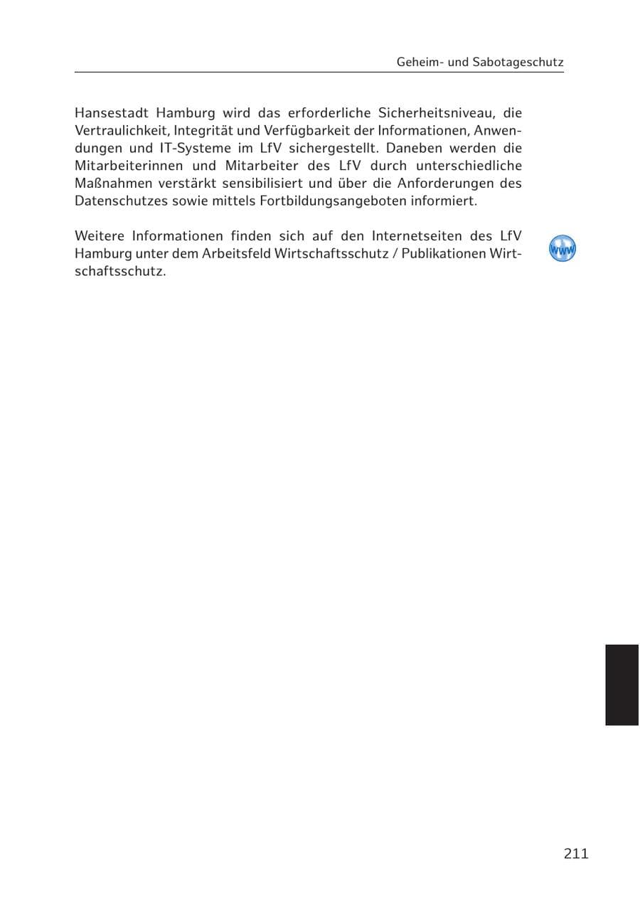 Seite 208 des Verfassungsschutzbericht 2017 Hamburg