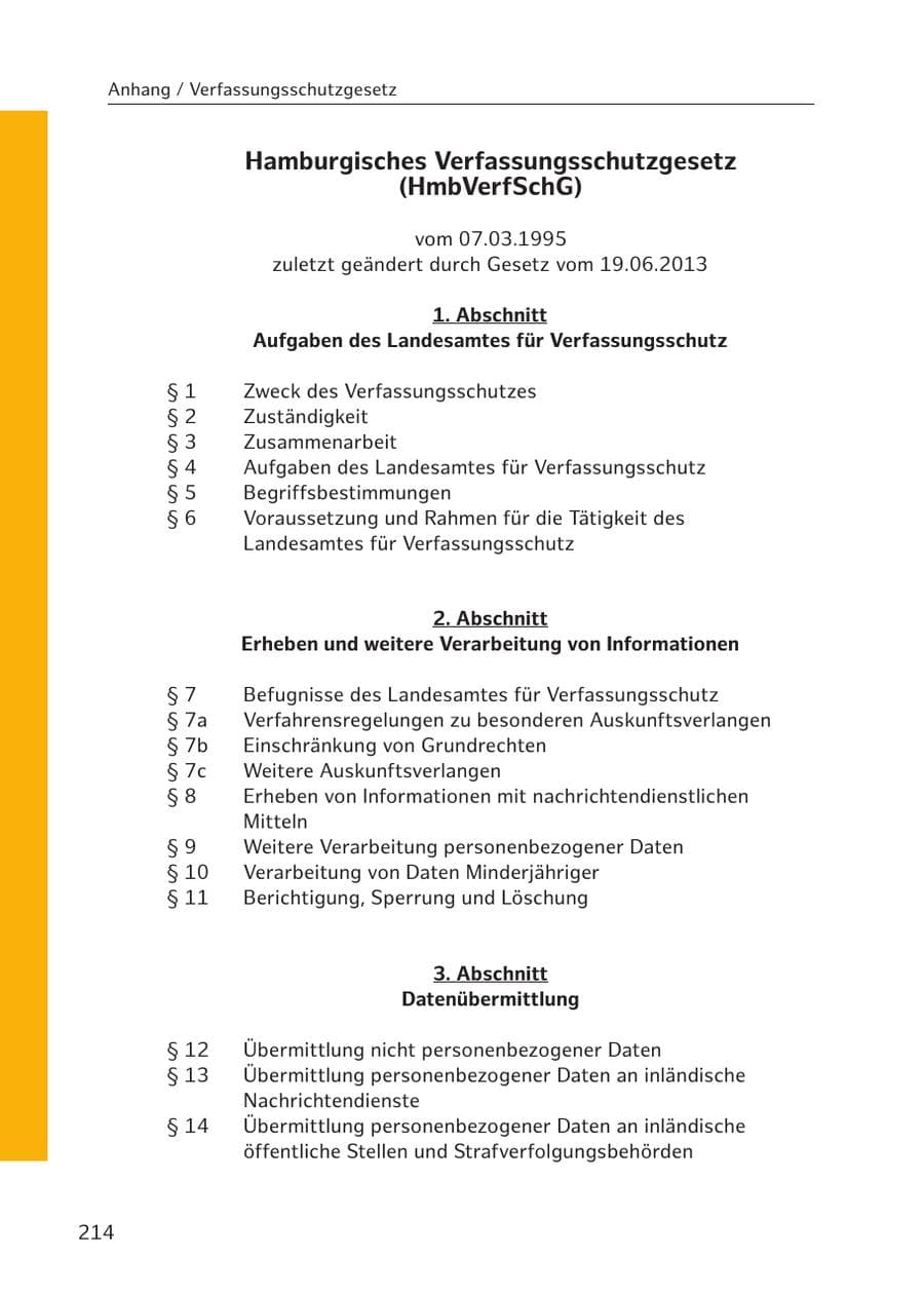 Seite 210 des Verfassungsschutzbericht 2017 Hamburg