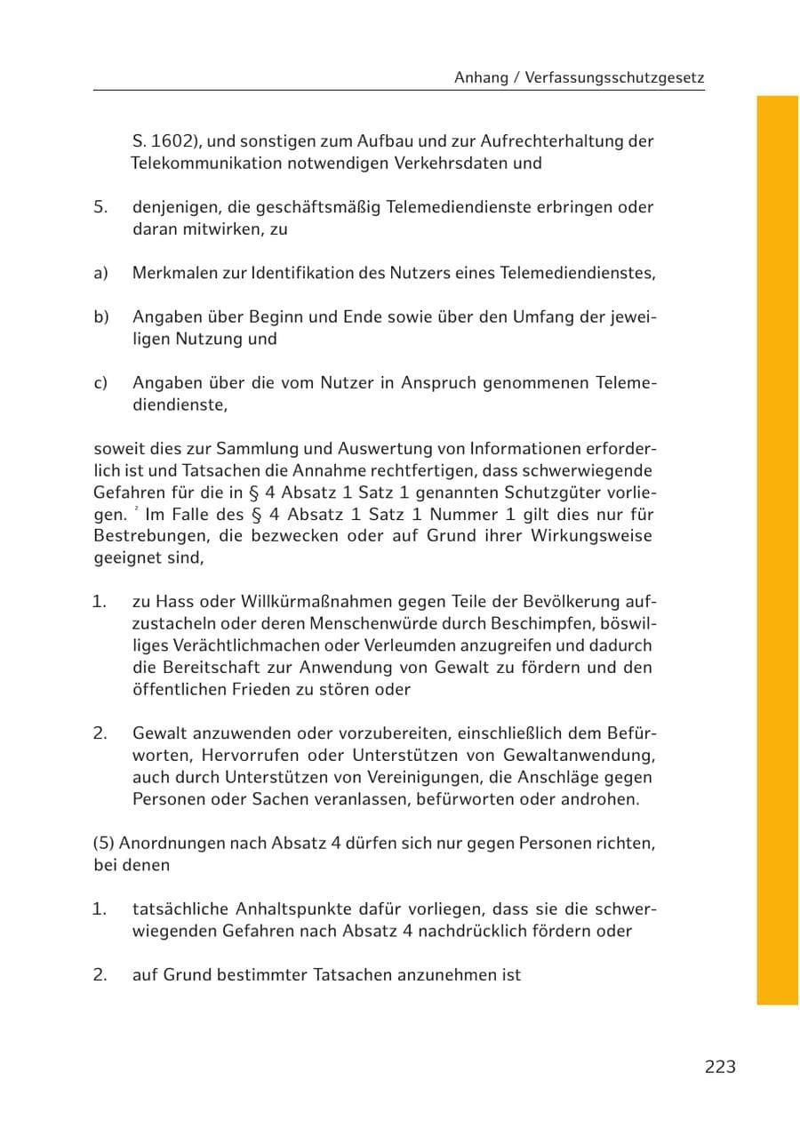 Seite 219 des Verfassungsschutzbericht 2017 Hamburg
