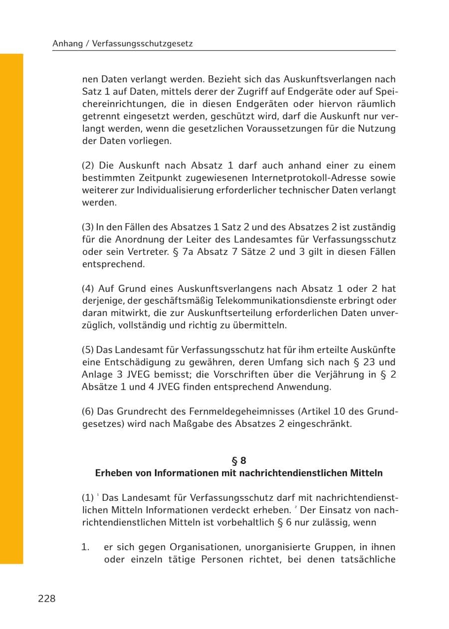 Seite 224 des Verfassungsschutzbericht 2017 Hamburg