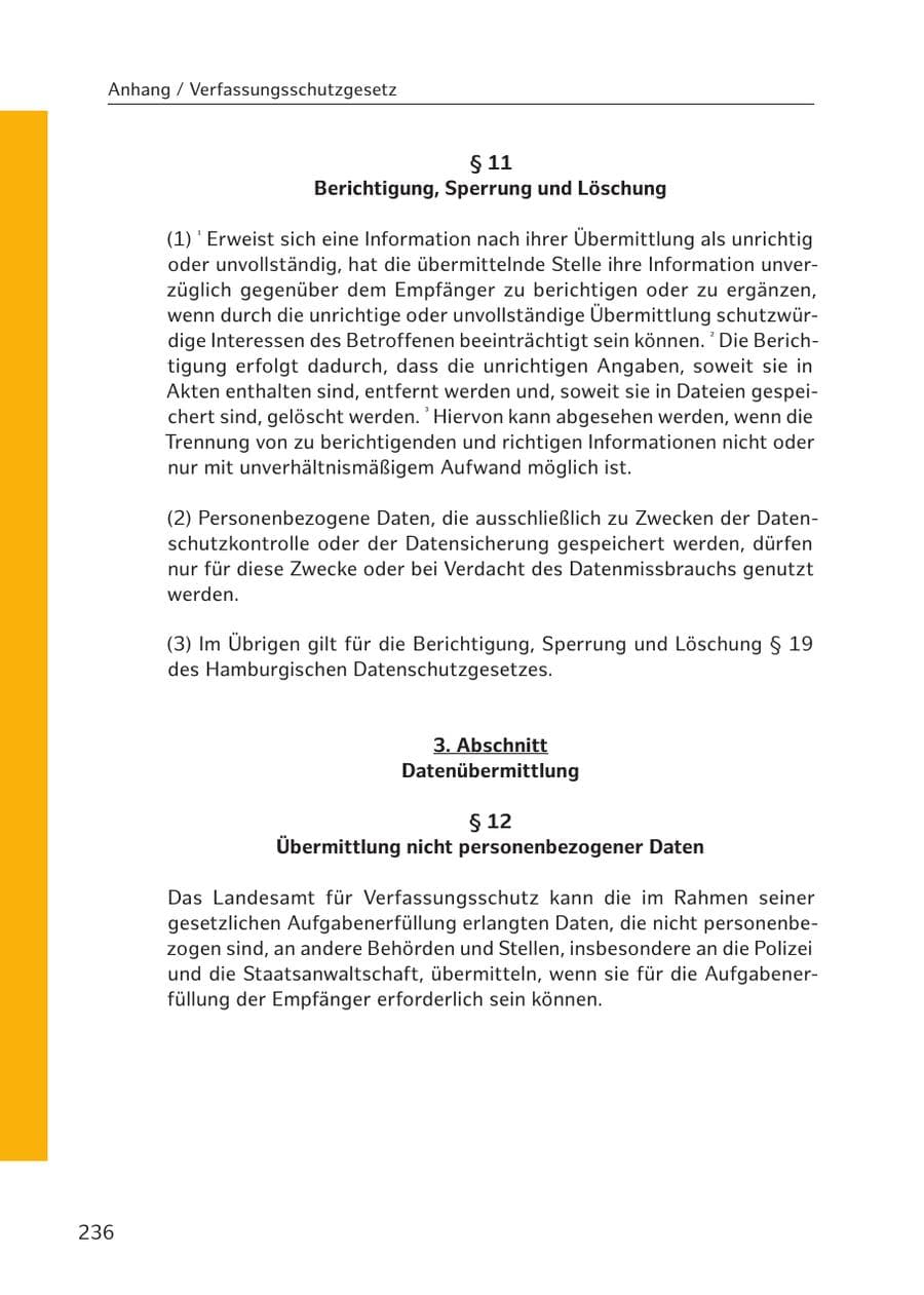 Seite 232 des Verfassungsschutzbericht 2017 Hamburg