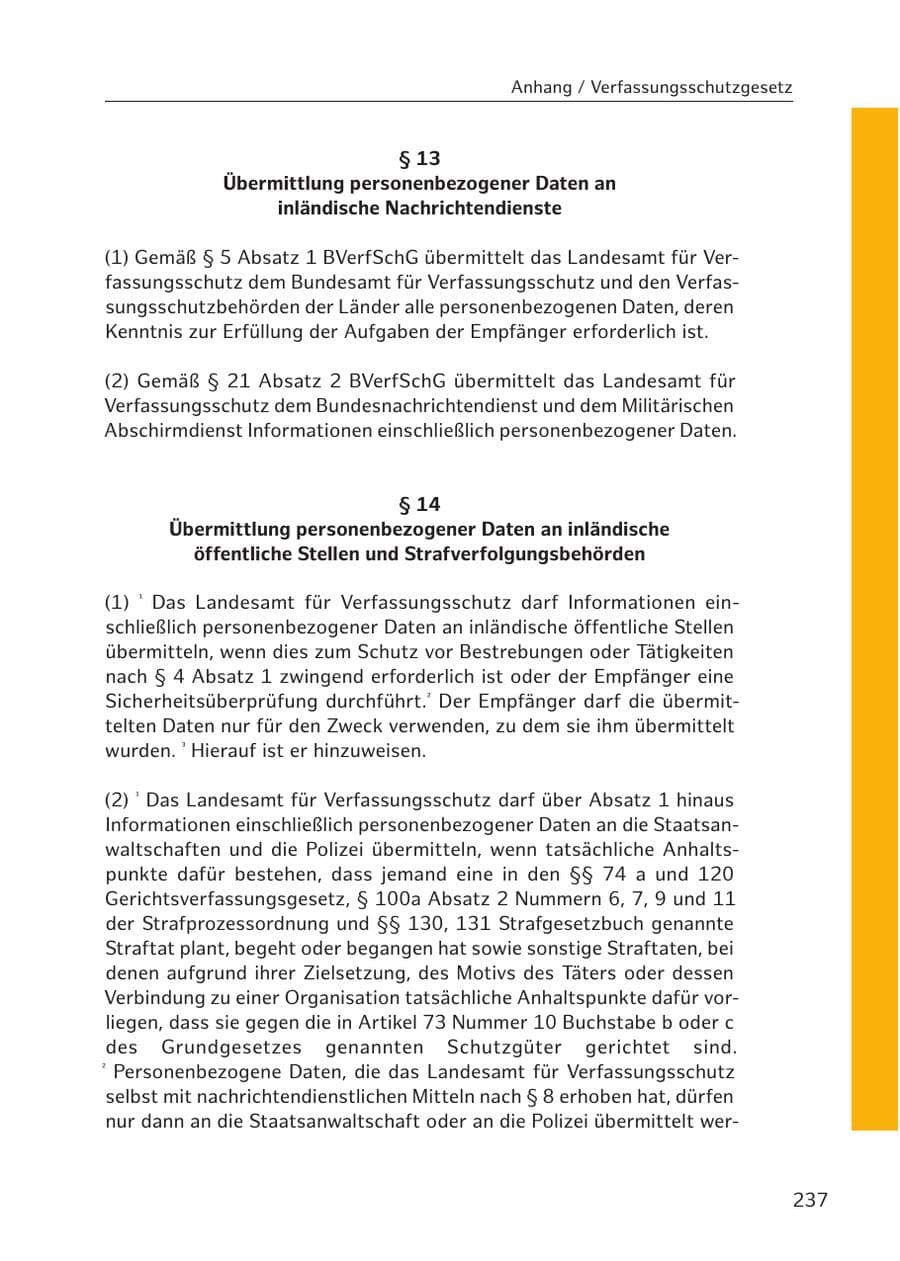 Seite 233 des Verfassungsschutzbericht 2017 Hamburg