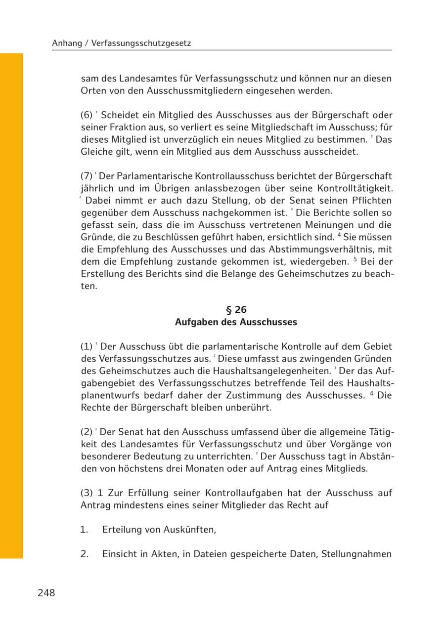 Seite 244 des Verfassungsschutzbericht 2017 Hamburg