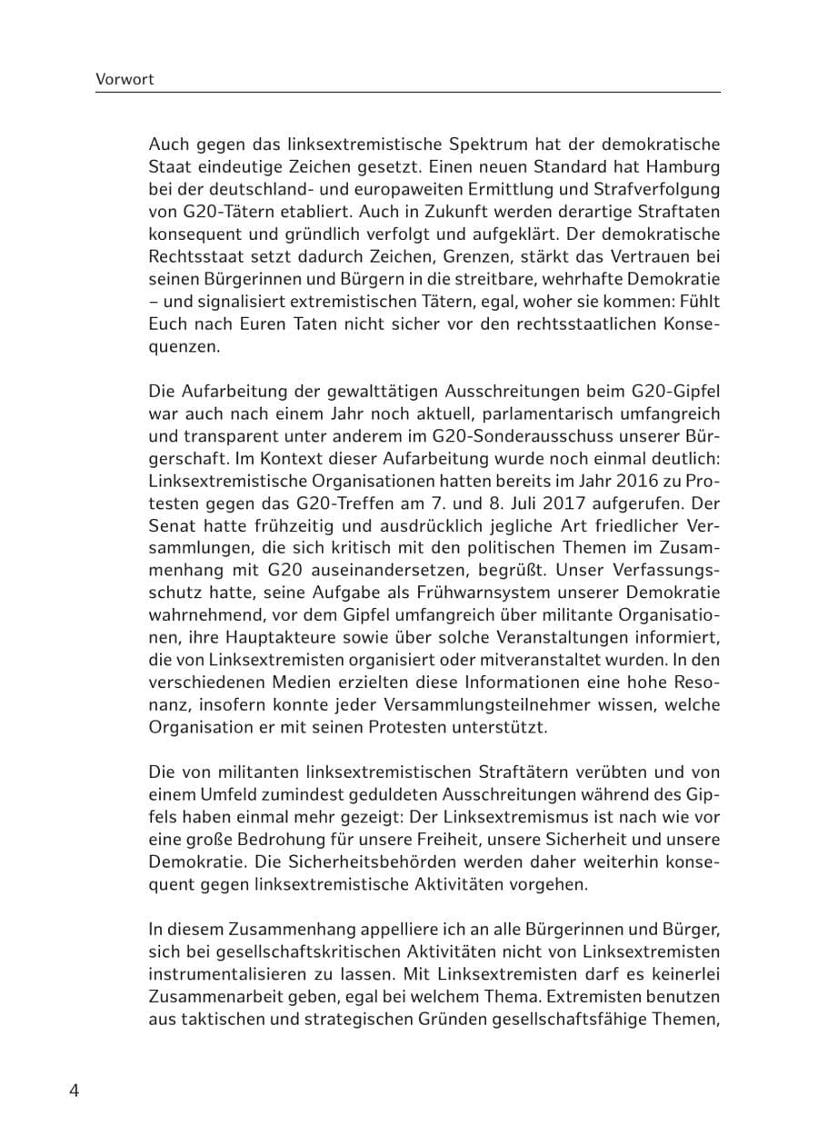 Seite 5 des Verfassungsschutzbericht 2017 Hamburg