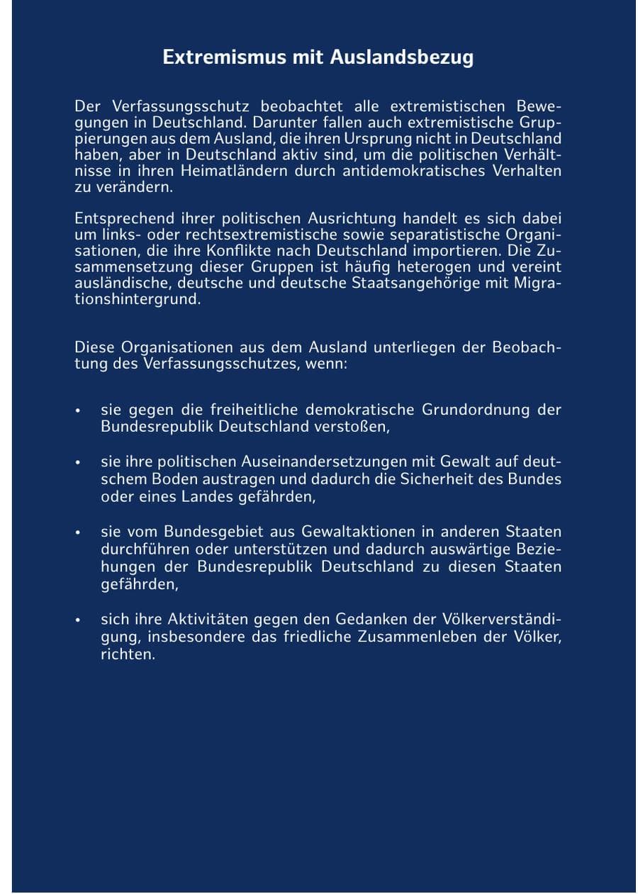 Seite 58 des Verfassungsschutzbericht 2017 Hamburg