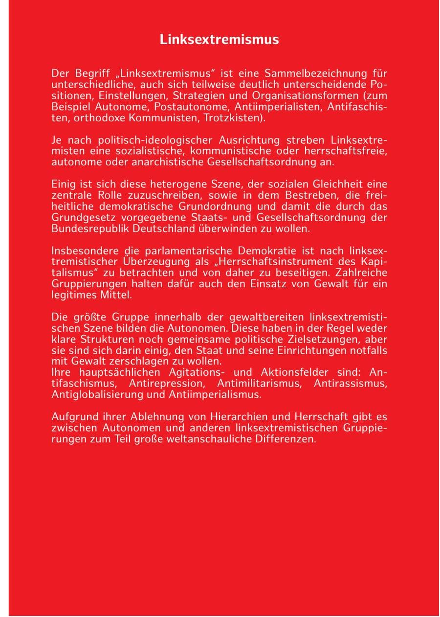 Seite 78 des Verfassungsschutzbericht 2017 Hamburg