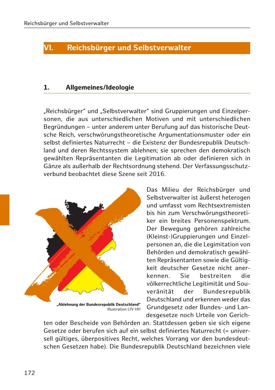 Seite 173 des Verfassungsschutzbericht 2018 Hamburg