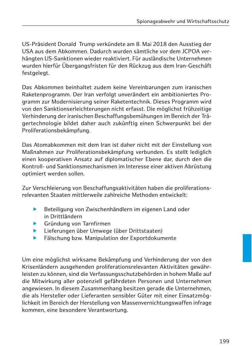 Seite 200 des Verfassungsschutzbericht 2018 Hamburg