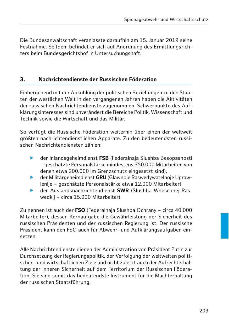 Seite 204 des Verfassungsschutzbericht 2018 Hamburg