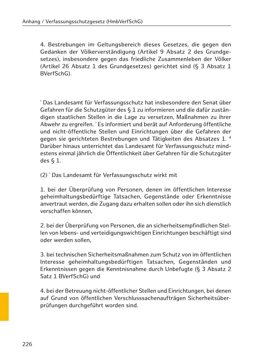 Seite 227 des Verfassungsschutzbericht 2018 Hamburg