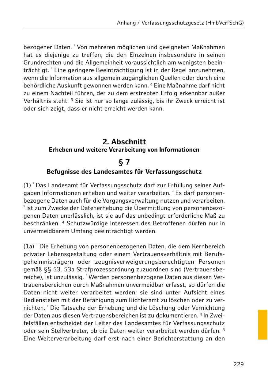 Seite 230 des Verfassungsschutzbericht 2018 Hamburg