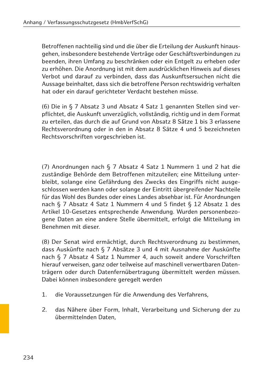 Seite 235 des Verfassungsschutzbericht 2018 Hamburg