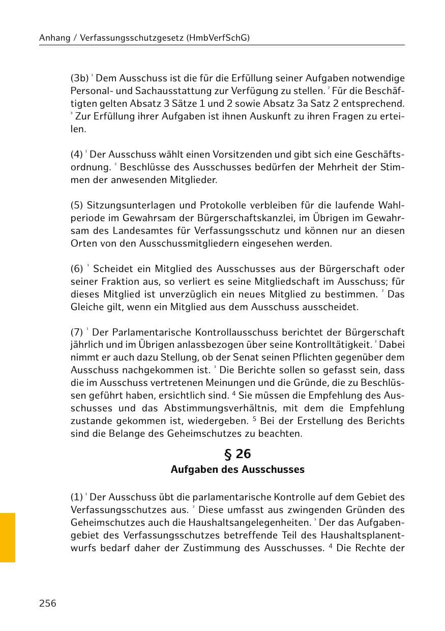 Seite 257 des Verfassungsschutzbericht 2018 Hamburg