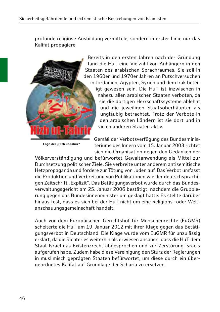 Seite 47 des Verfassungsschutzbericht 2018 Hamburg
