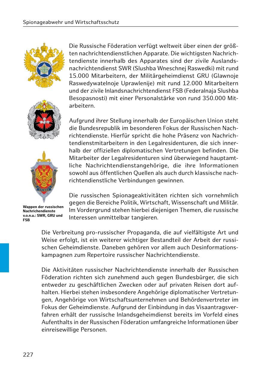 Seite 228 des Verfassungsschutzbericht 2019 Hamburg