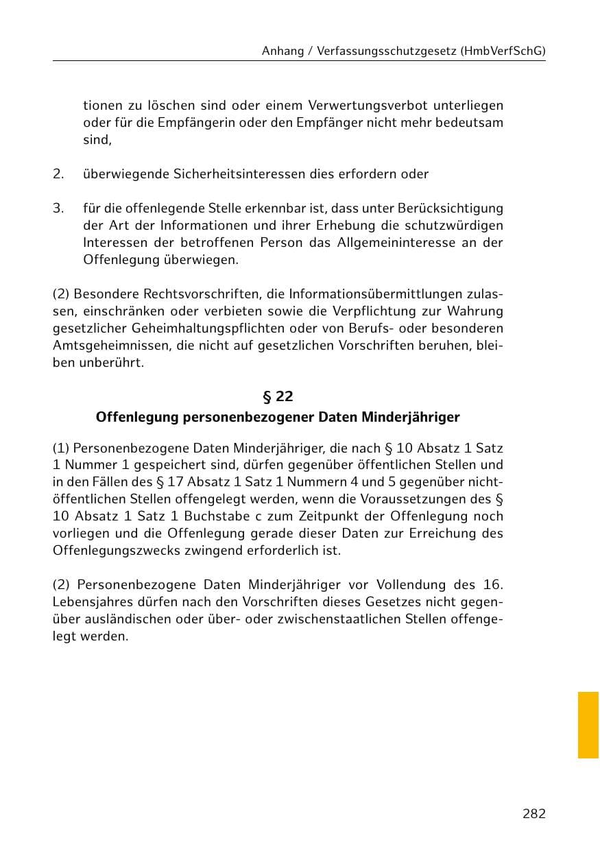 Seite 283 des Verfassungsschutzbericht 2019 Hamburg