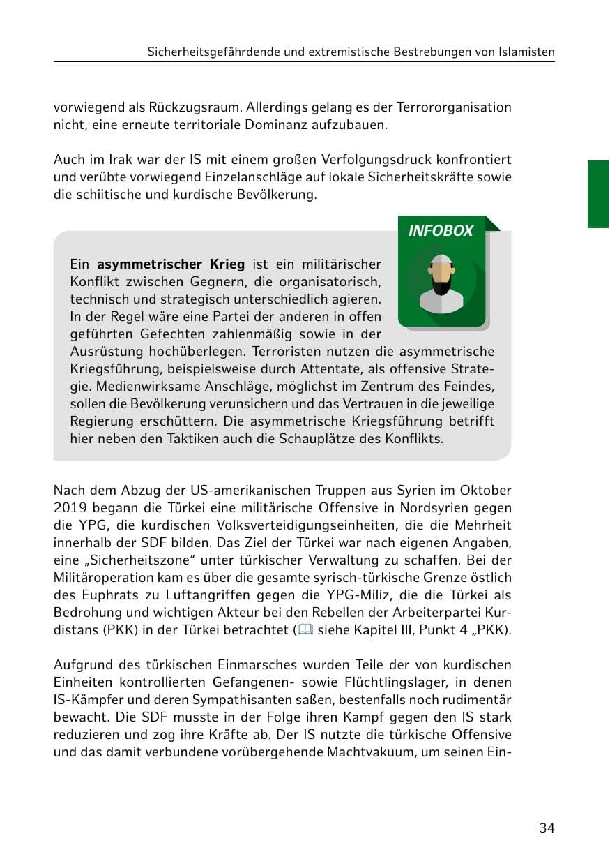 Seite 35 des Verfassungsschutzbericht 2019 Hamburg