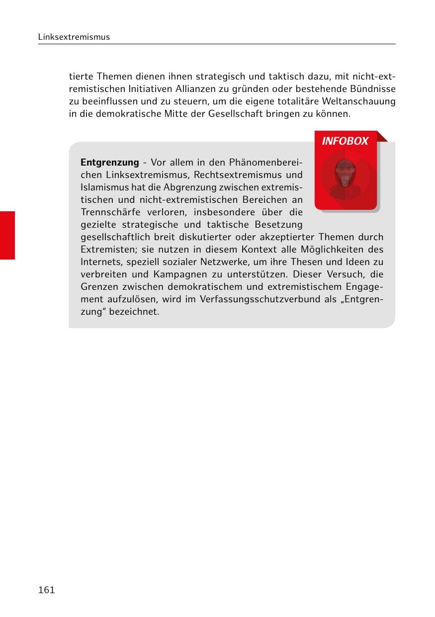 Seite 161 des Verfassungsschutzbericht 2020 Hamburg