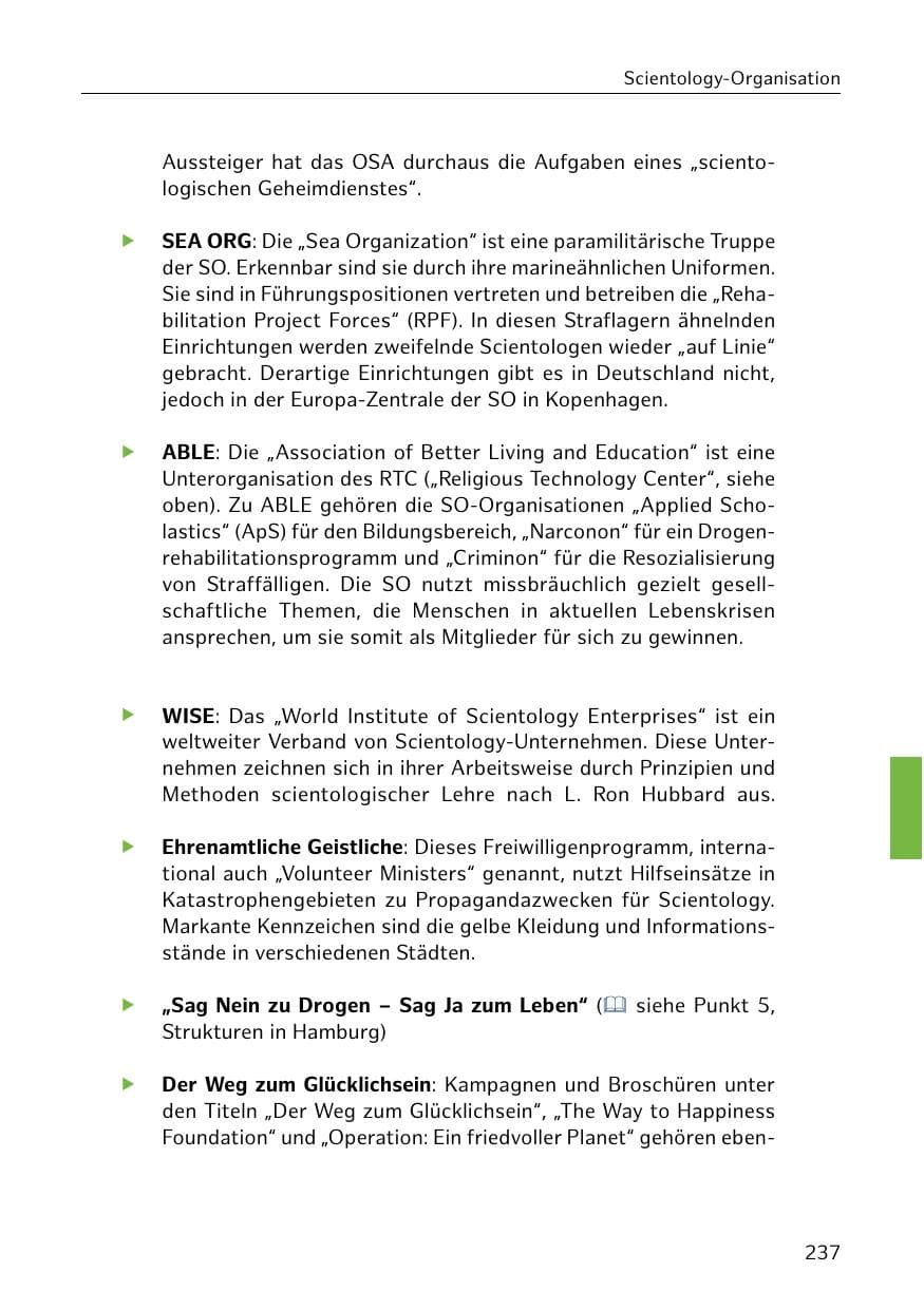 Seite 237 des Verfassungsschutzbericht 2020 Hamburg