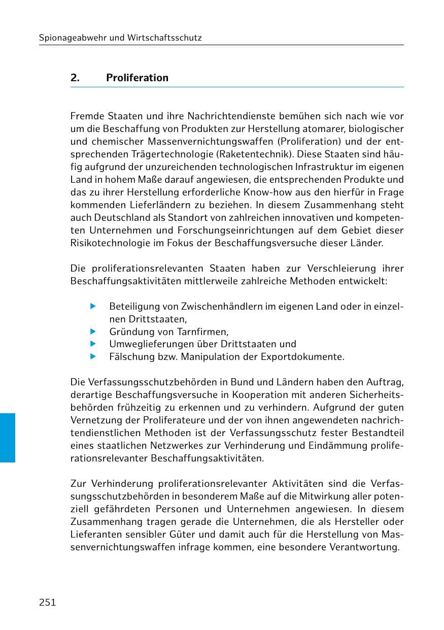 Seite 251 des Verfassungsschutzbericht 2020 Hamburg