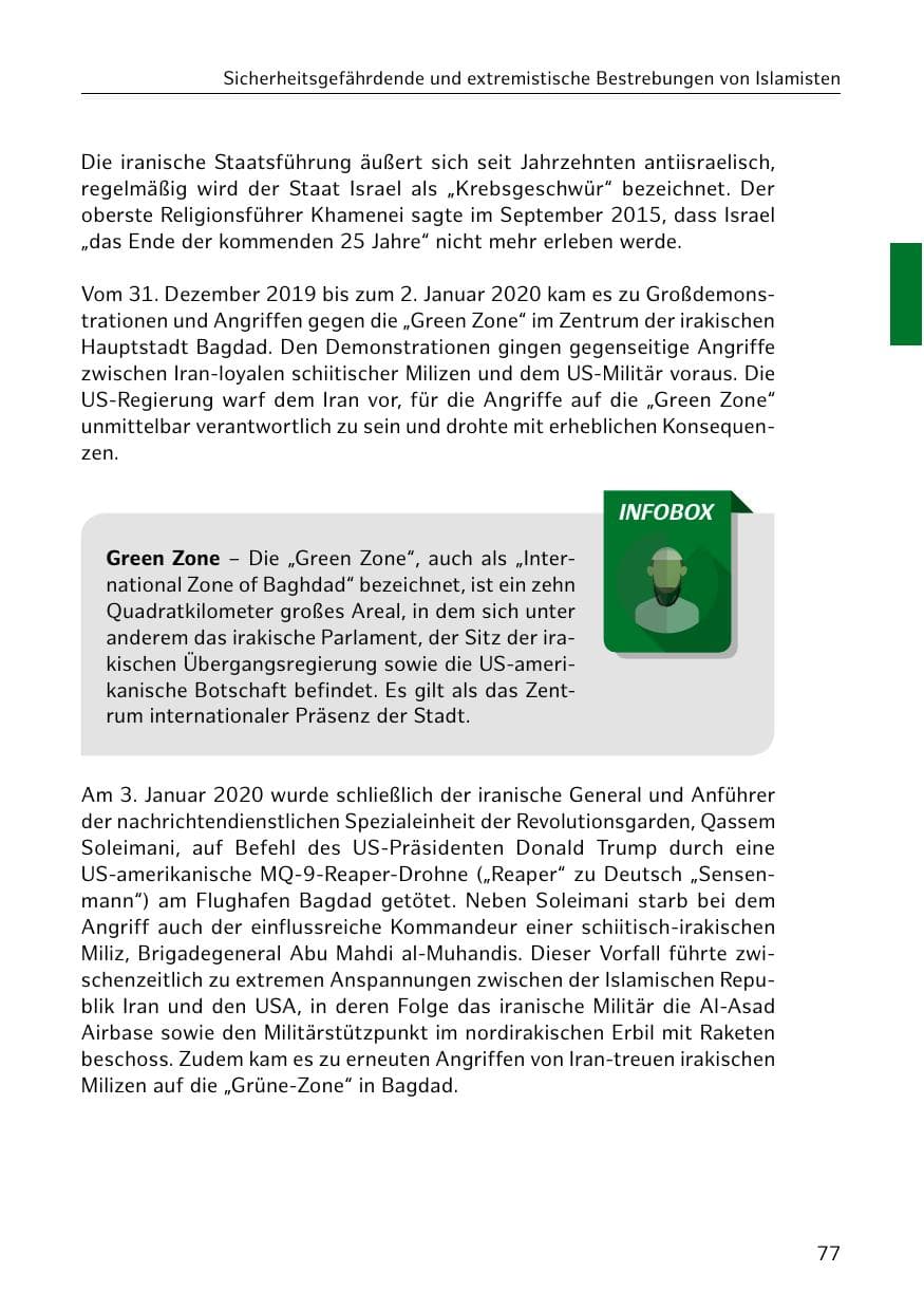 Seite 77 des Verfassungsschutzbericht 2020 Hamburg