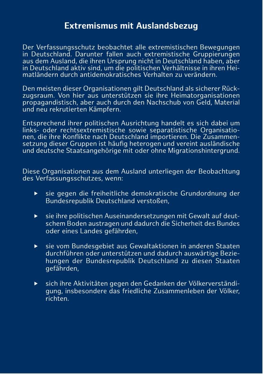 Seite 85 des Verfassungsschutzbericht 2020 Hamburg