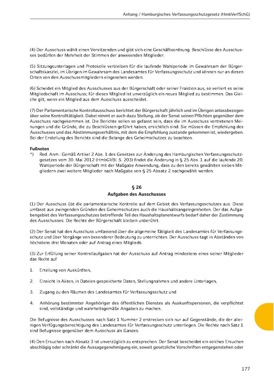Seite 177 des Verfassungsschutzbericht 2021 Hamburg