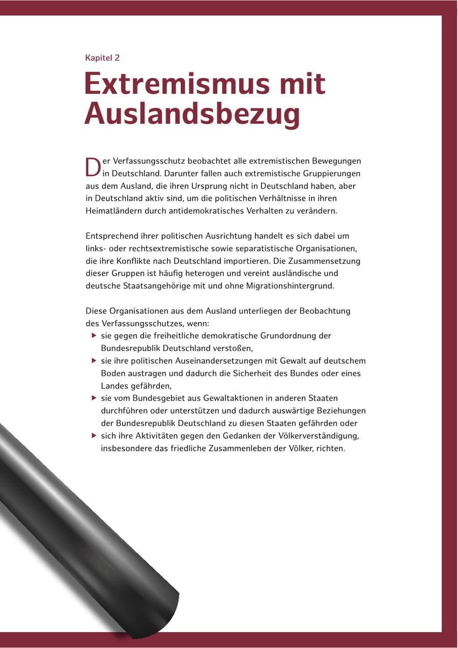 Seite 51 des Verfassungsschutzbericht 2024 Hamburg