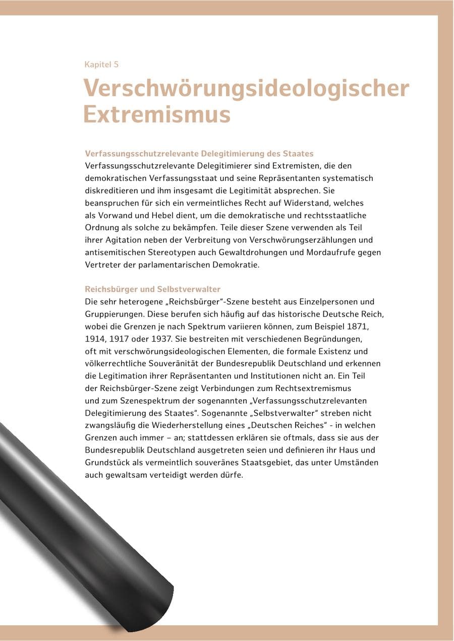 Seite 117 des Verfassungsschutzbericht 2025 Hamburg