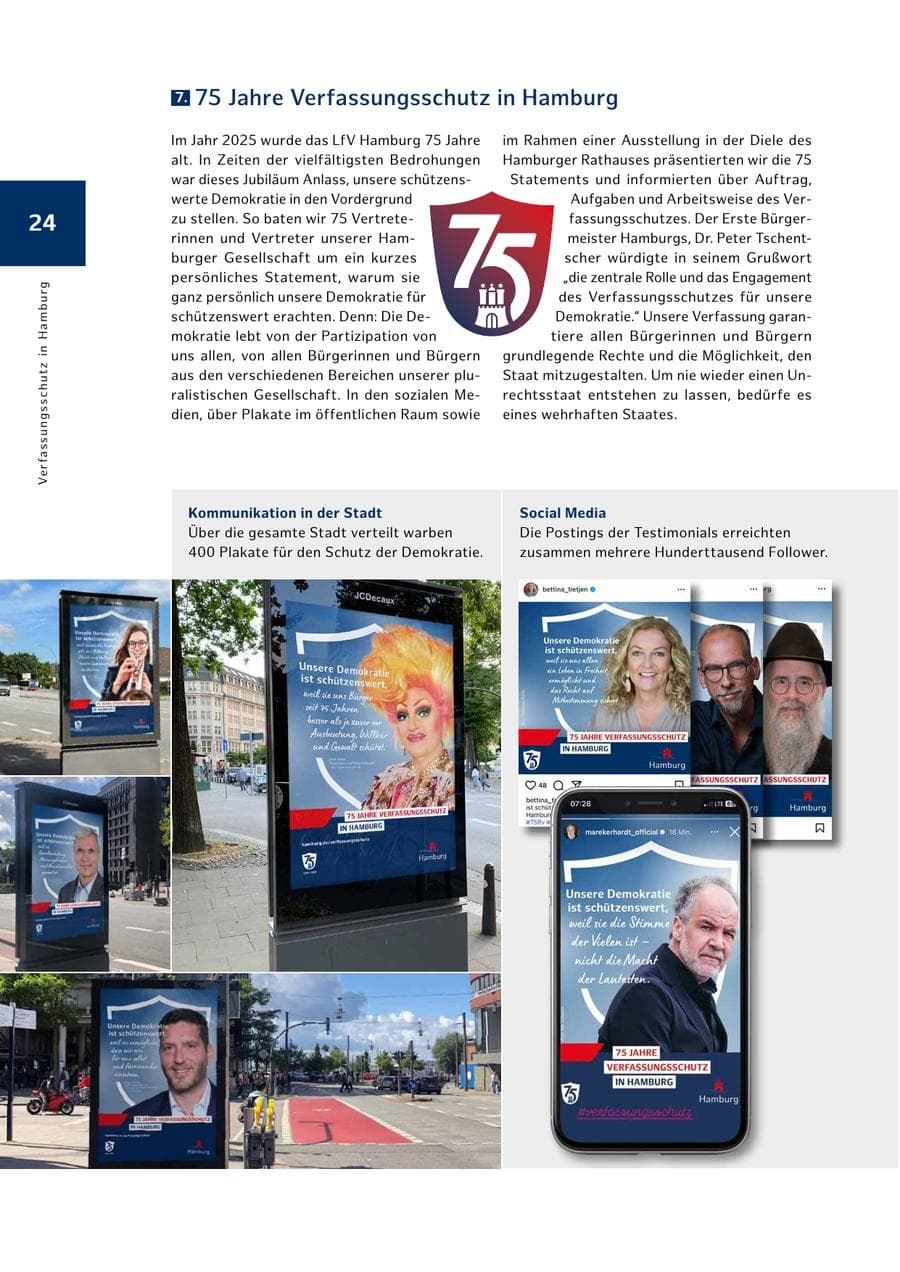 Seite 24 des Verfassungsschutzbericht 2025 Hamburg